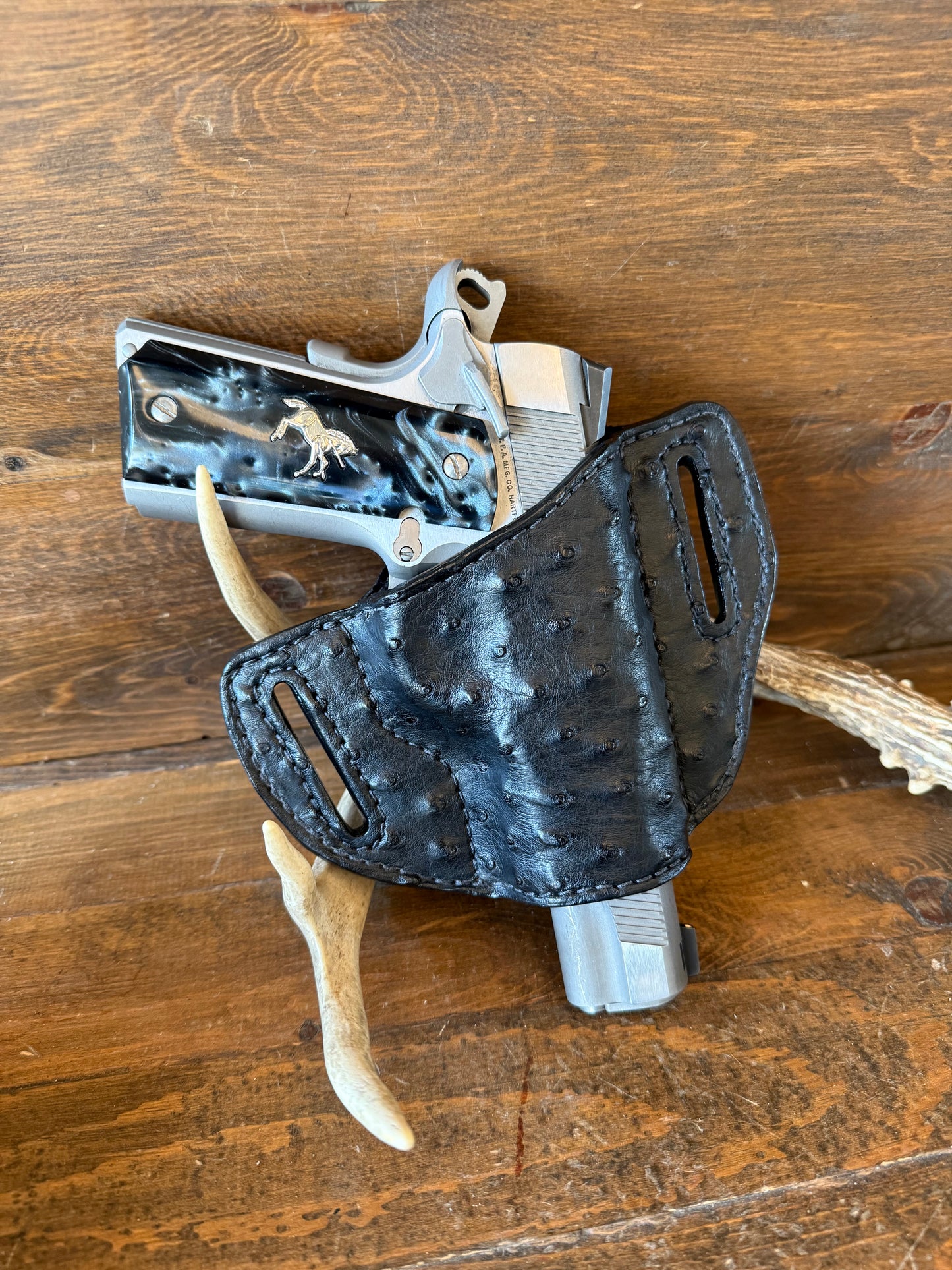 Black Ostrich Holster ( 1911 )
