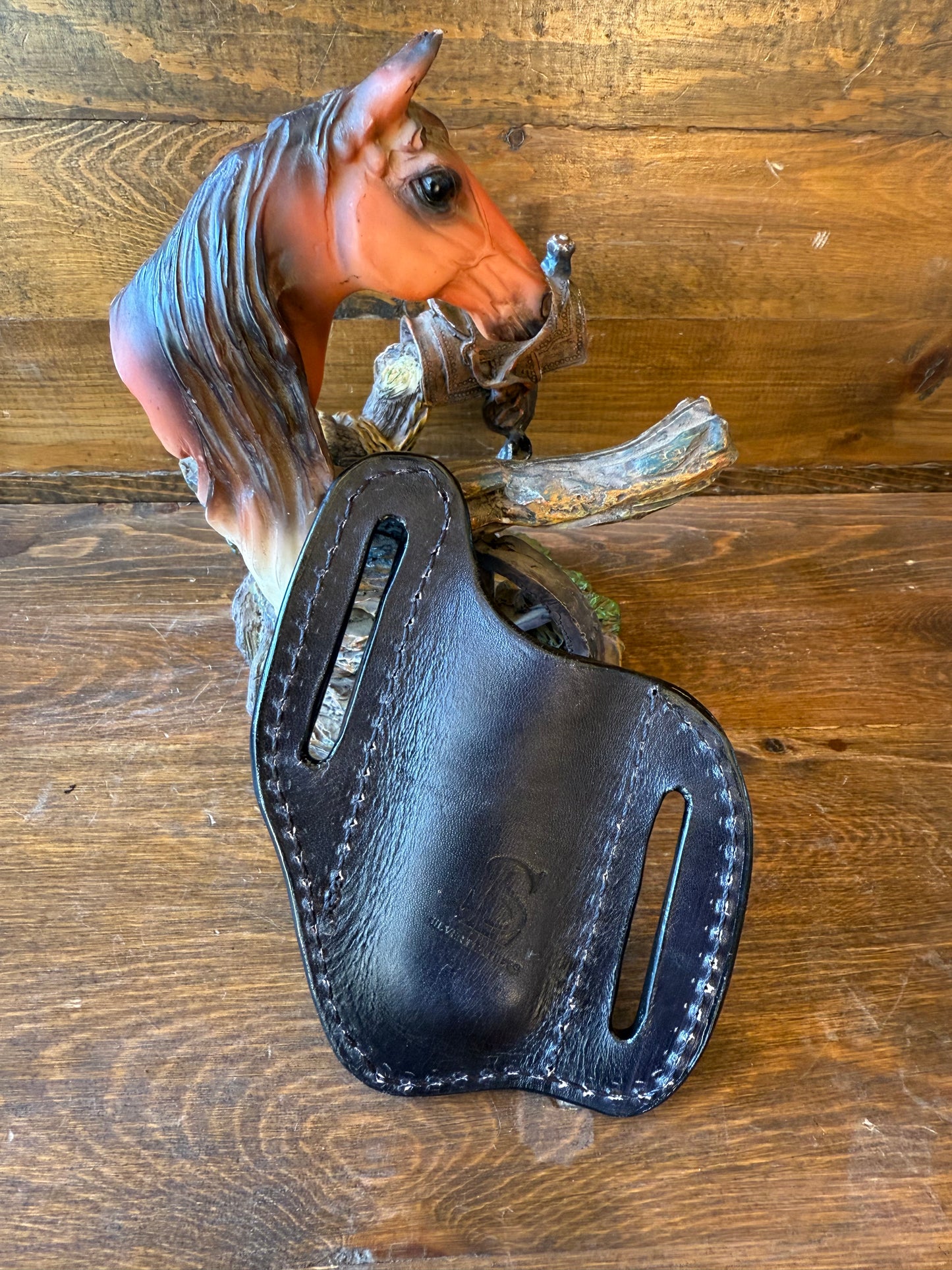 Black stingray knife sheath