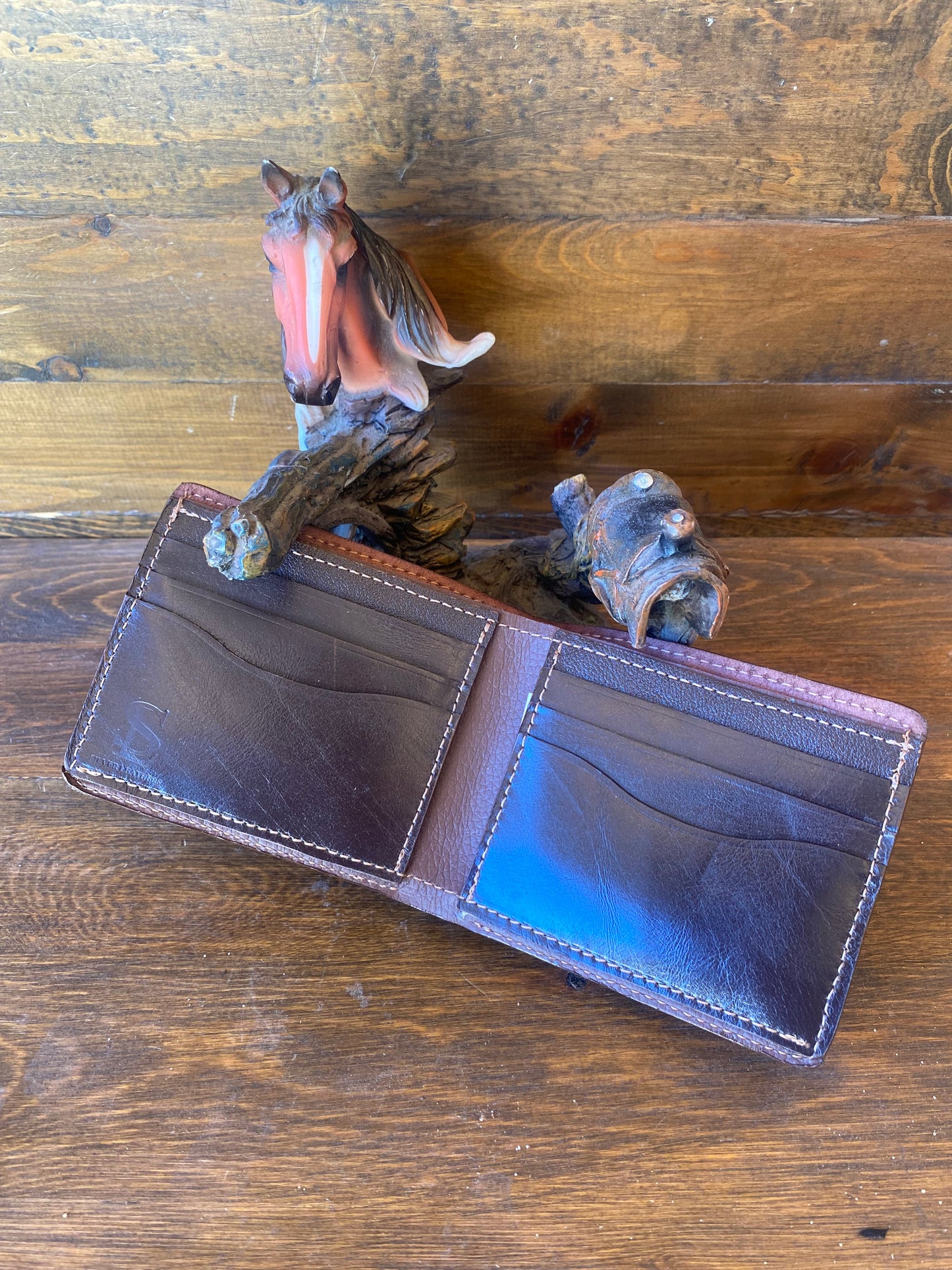Caiman/Crocodile skin wallet