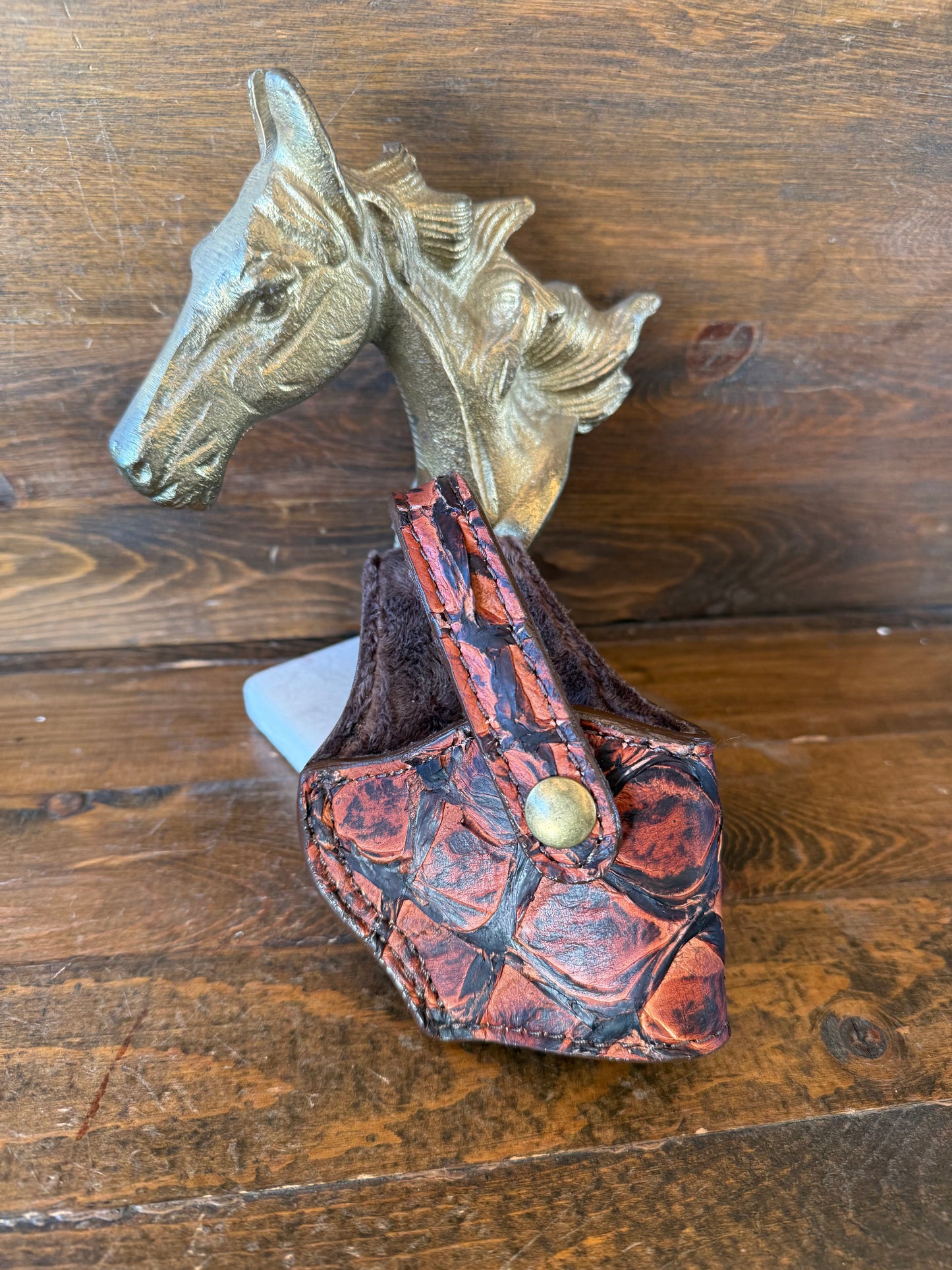 Conac/Bronze Pirarucu skin compact holster (1911)
