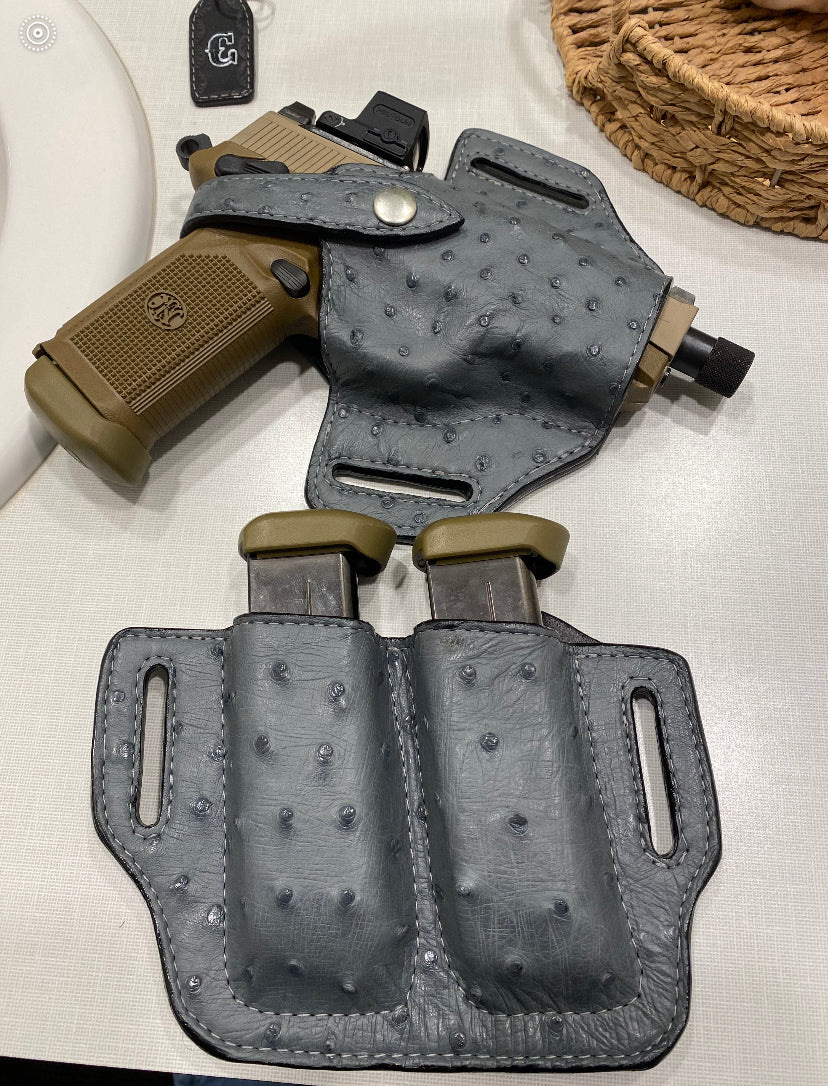 Custom Ostrich holster for Fnx45