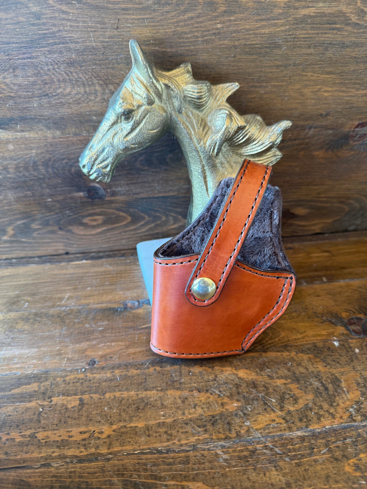( Left ) Tan compact holster (1911)