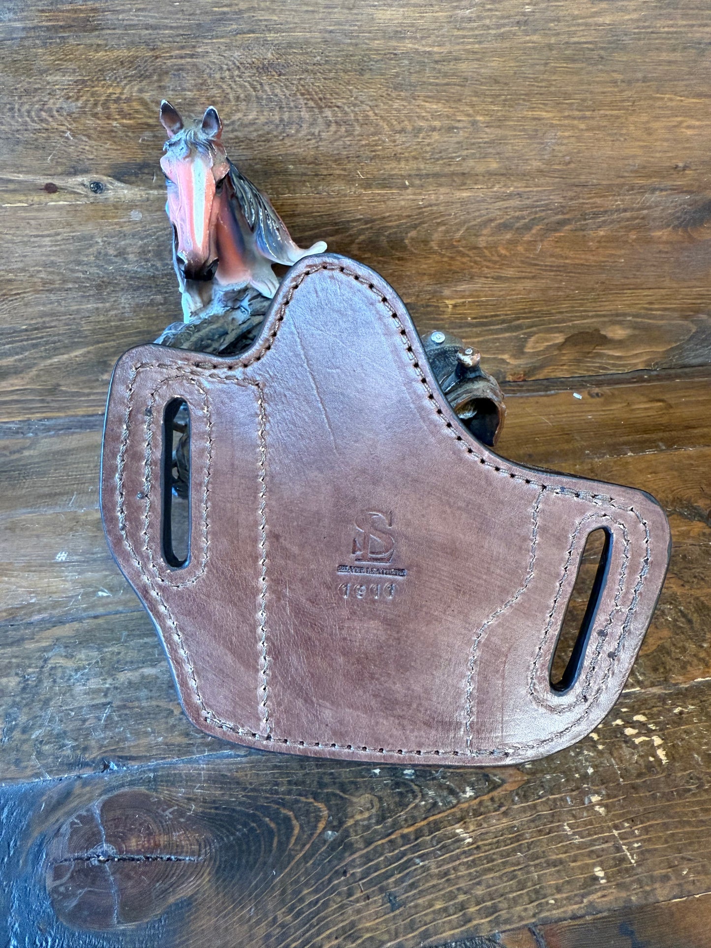 Coñac crocodile Hornback holsters (1911)