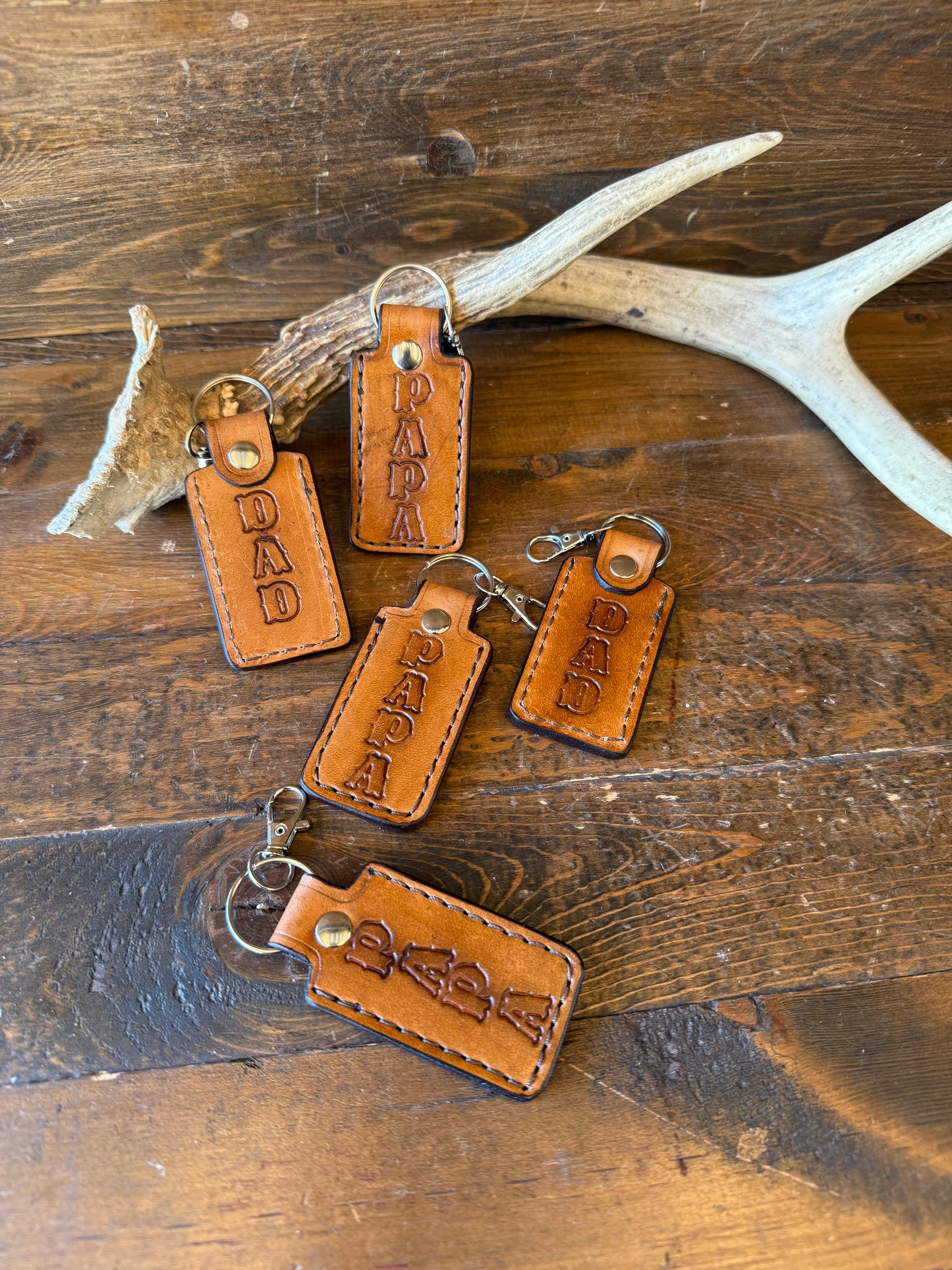 Dad/Papa double sided keychain