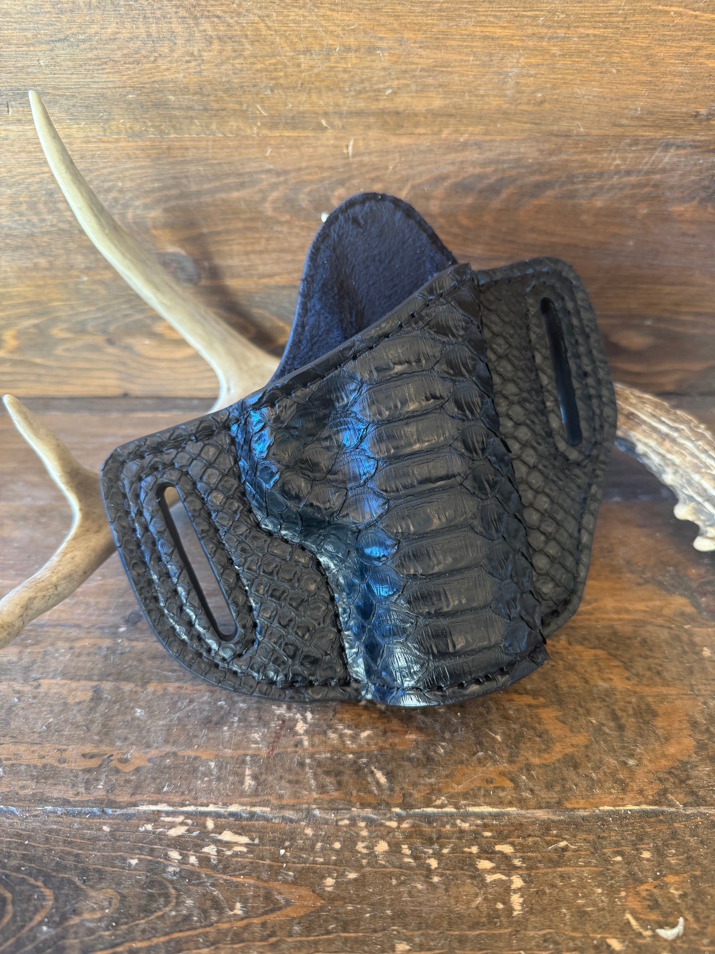 Matte black snake skin luxury holster ( 1911 )