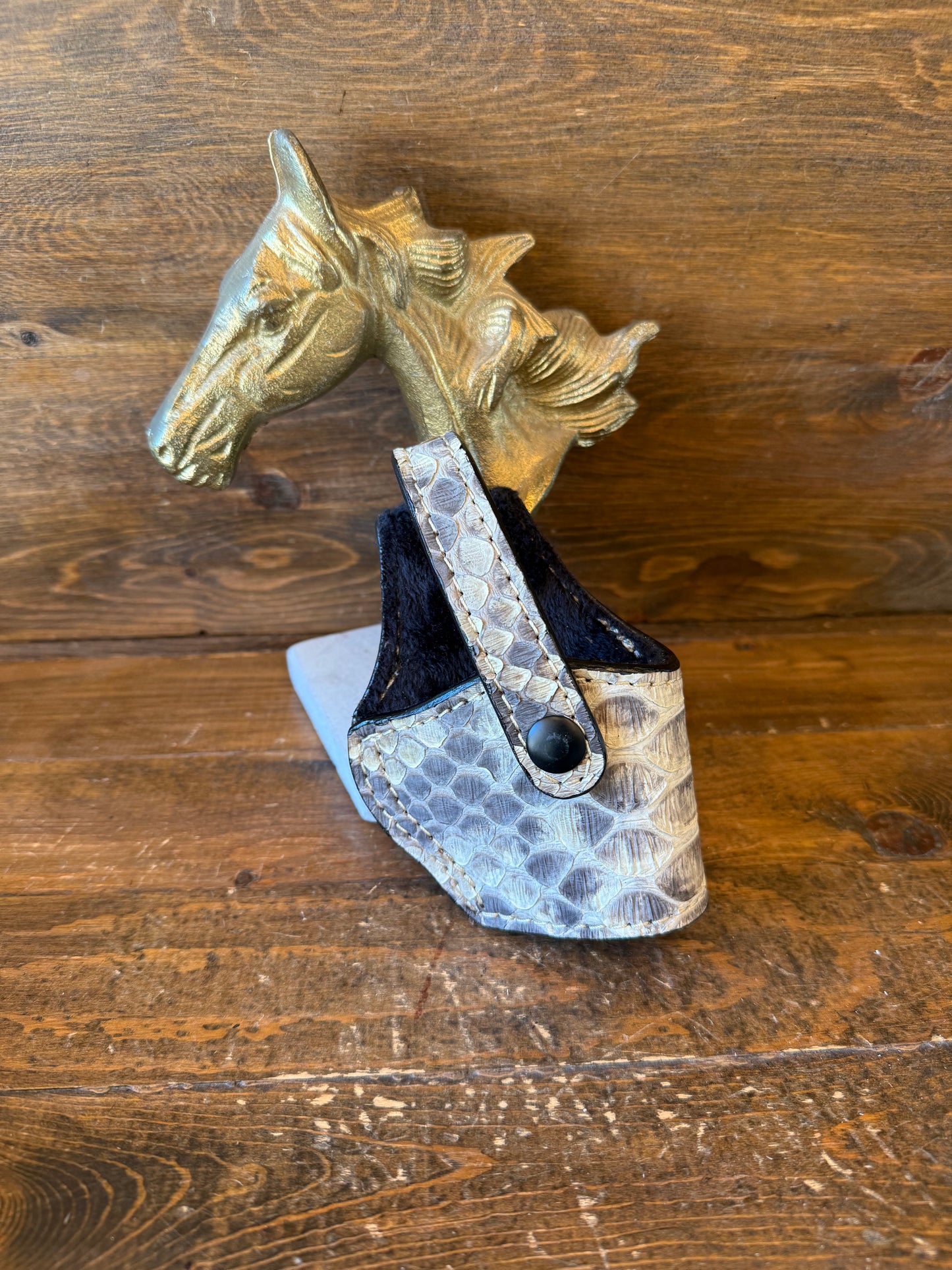 Beige color snake skin compact holster (1911)