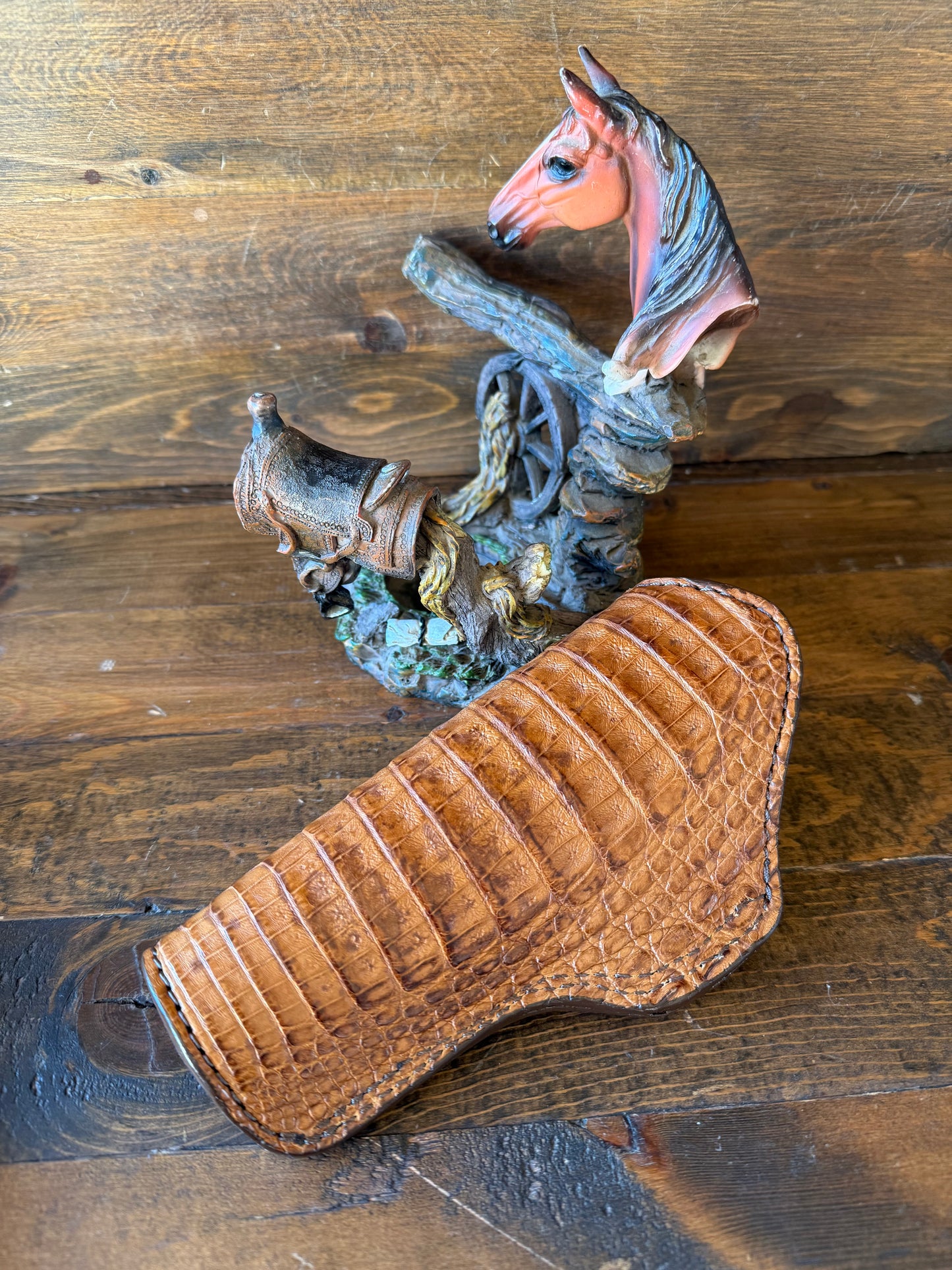 IWB Full Honey Crocodile belly luxury holster (1911)
