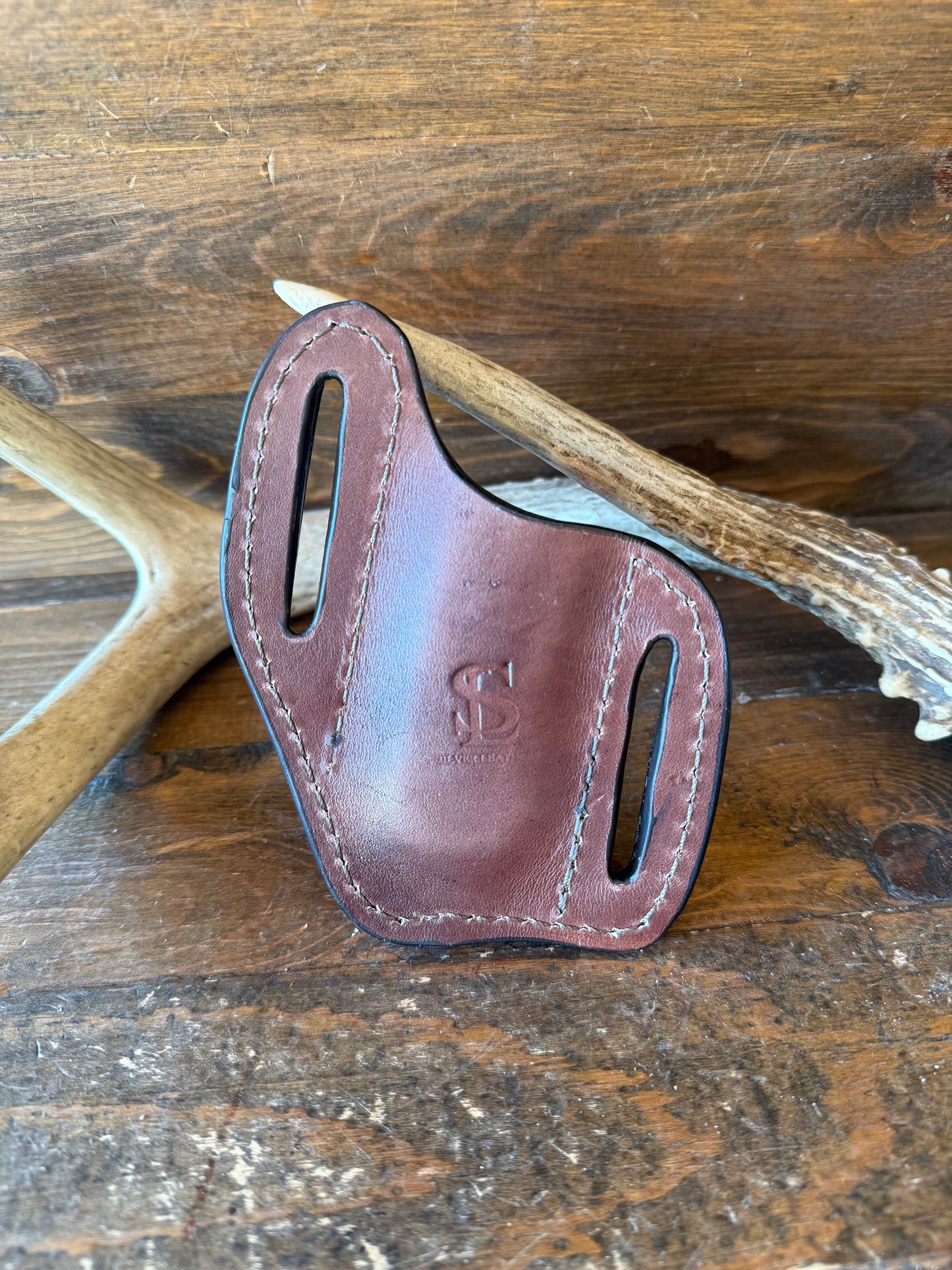 Conac crocodile tail skin knife sheath