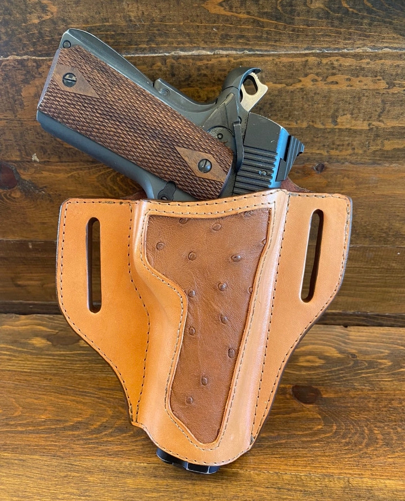 Clearance - Ostrich full barrel holster (1911)