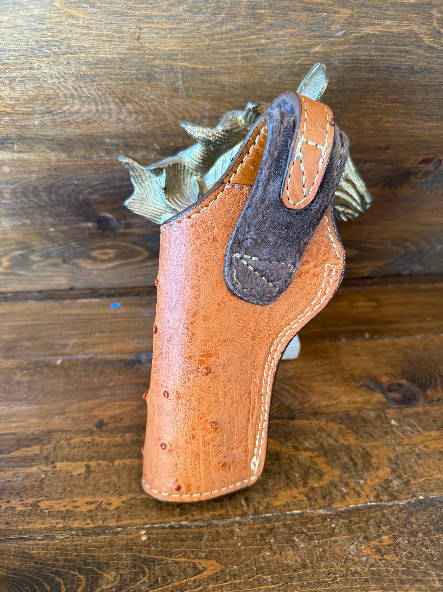 Conac ostrich skin full holster (1911) 5”