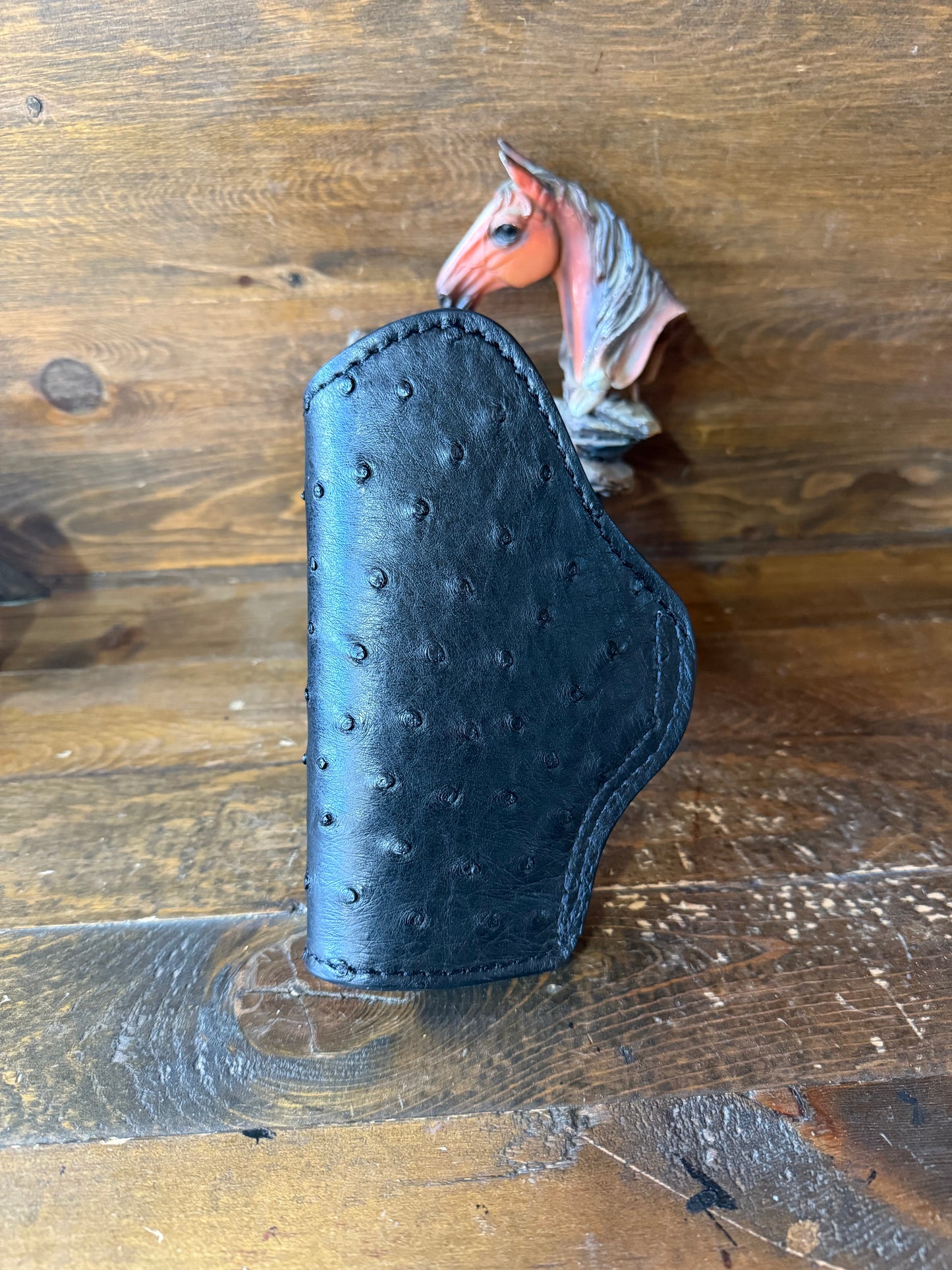 IWB Black ostrich skin luxury holster. ( Glock )