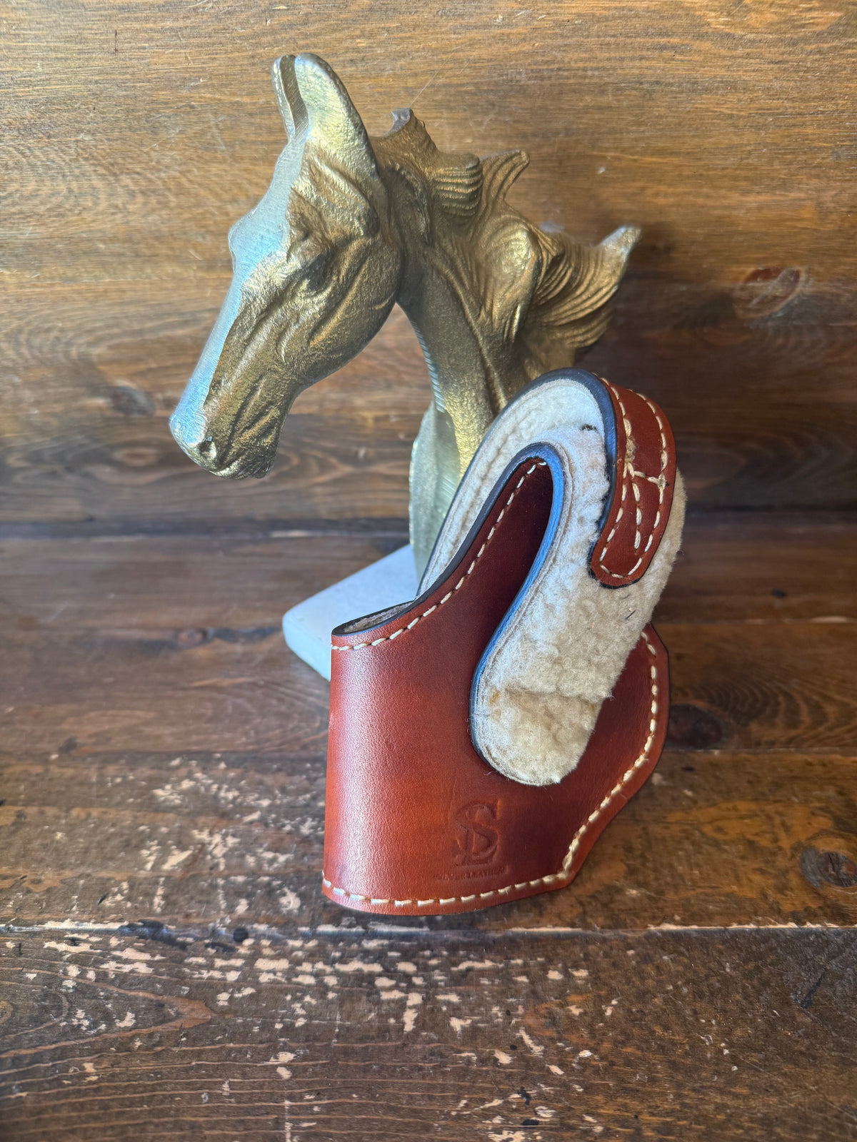Tan Veg-tan Deluxe compact holster ( 1911, High-Power )