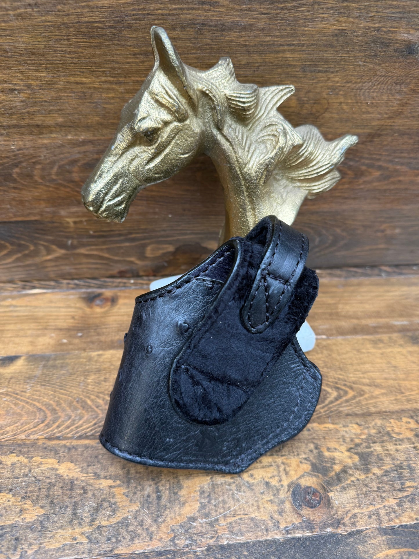 Black ostrich compact holster ( Beretta )