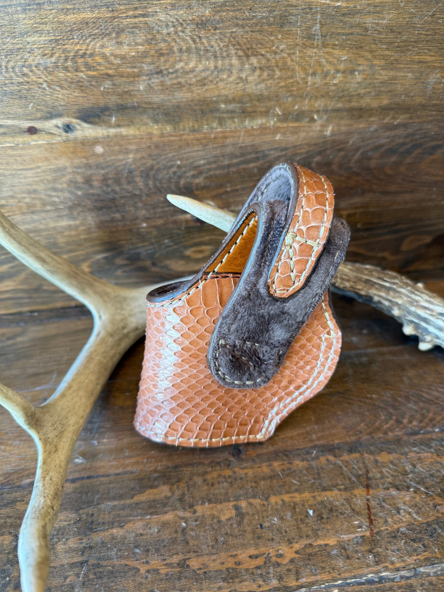 Honey snake skin compact holster (1911)