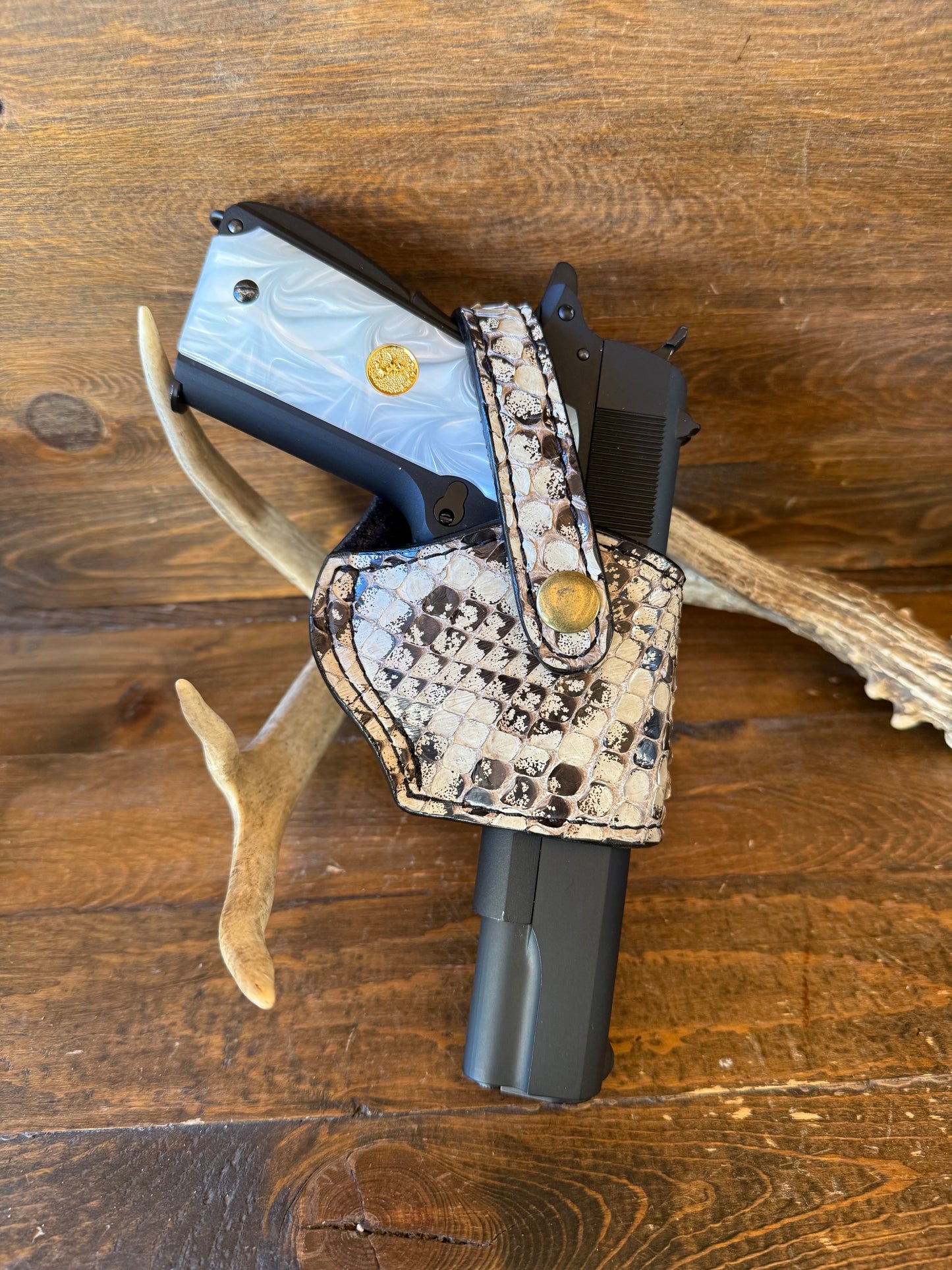 Anaconda snake skin compact holster (1911)