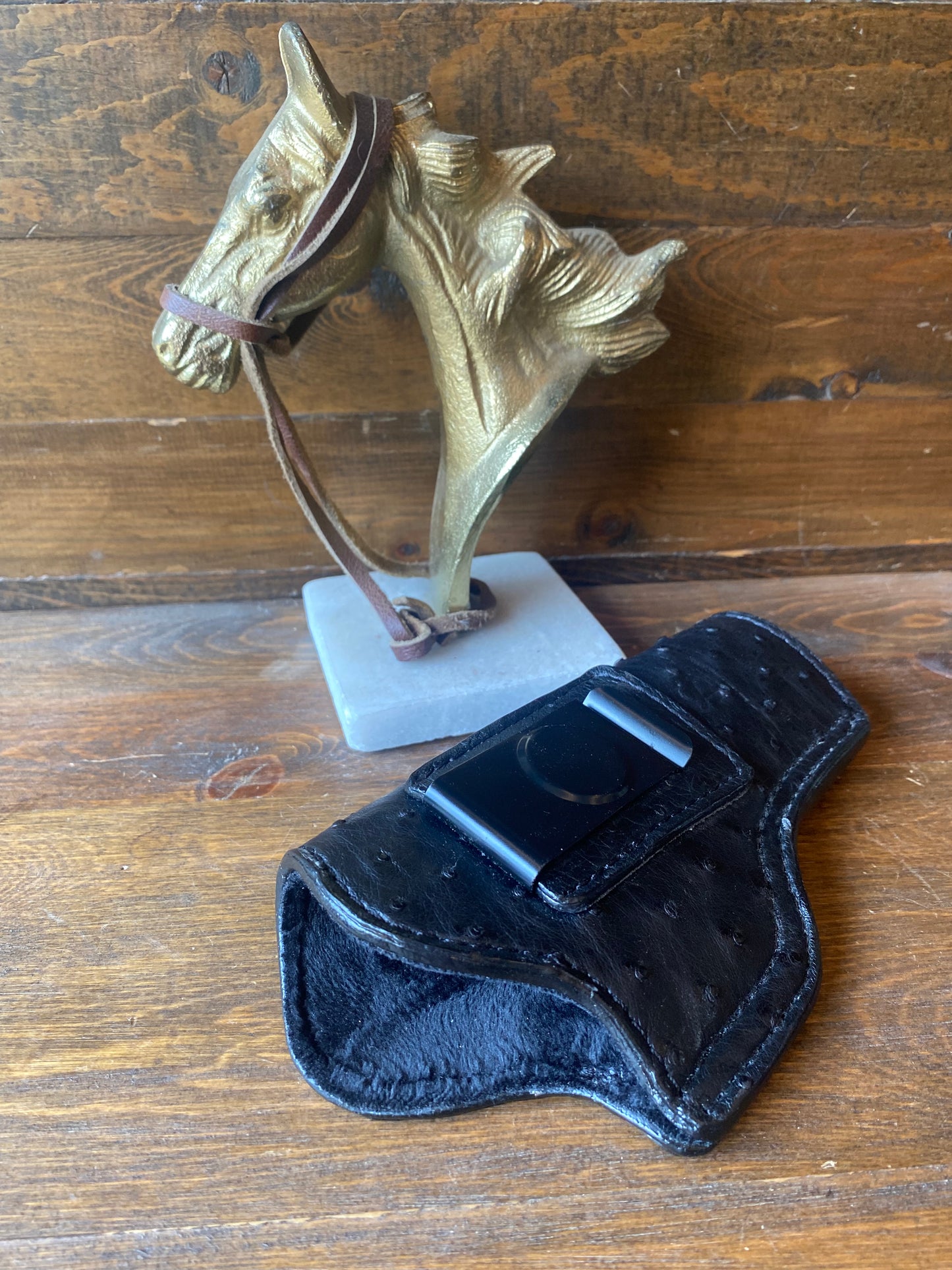 IWB Black full ostrich luxury holsters. (1911)