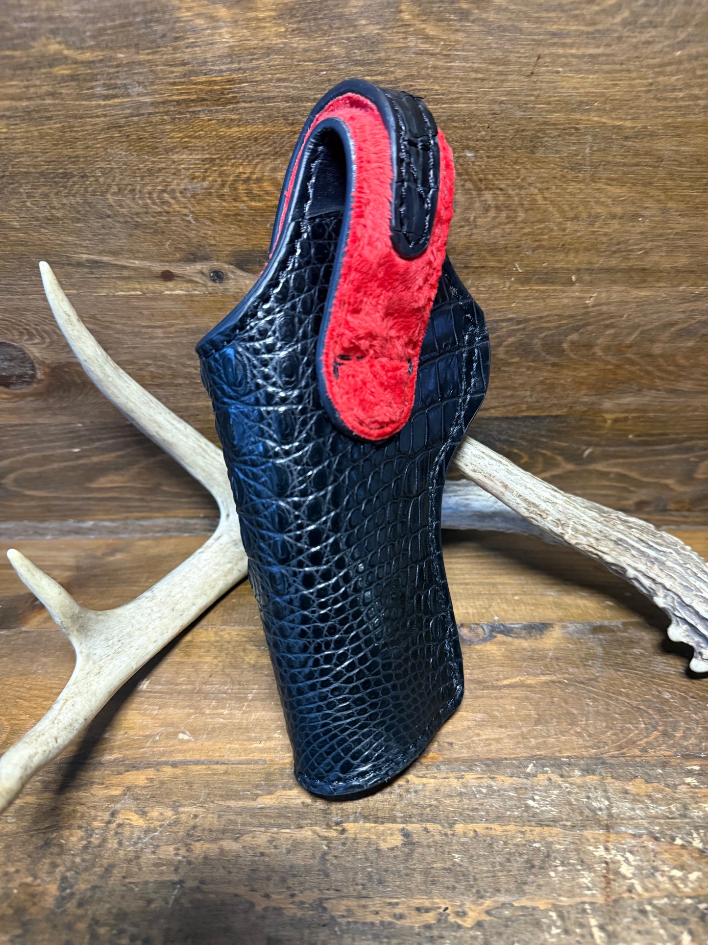 Black Alligator Hornback skin full holster 5” ( 1911 )