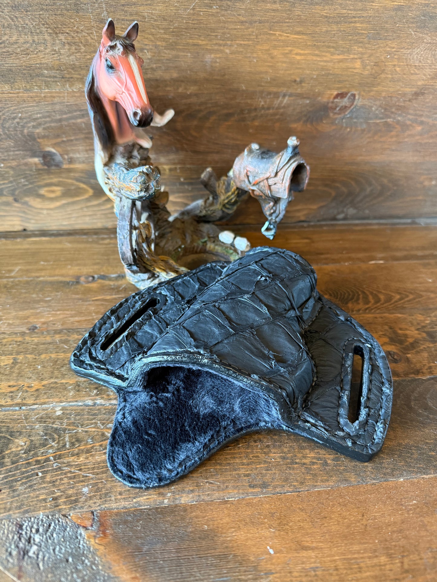 Black Pirarucu skin luxury holster (1911)
