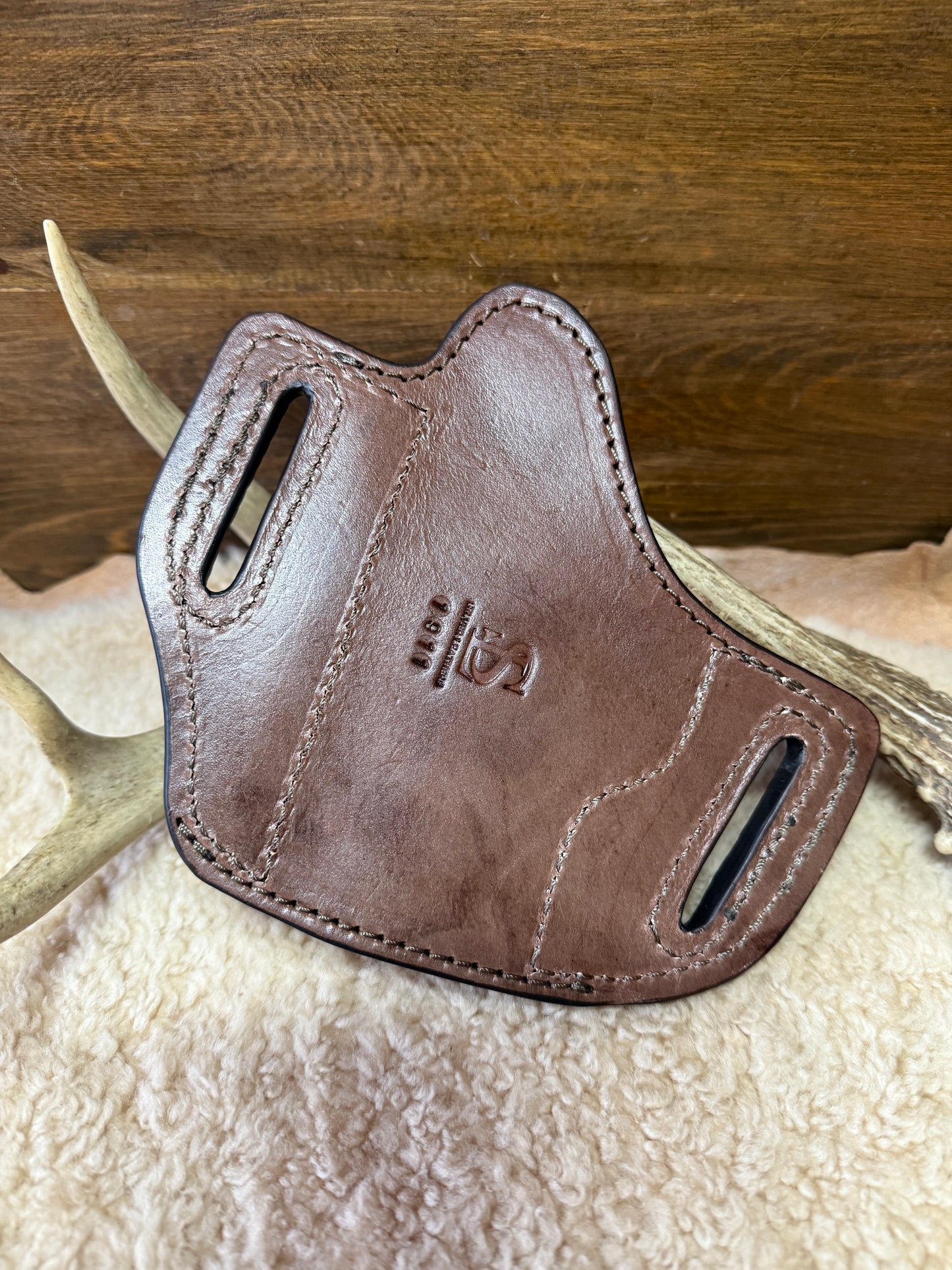 Chocolate brown Alligator belly Luxury holster ( 1911 )