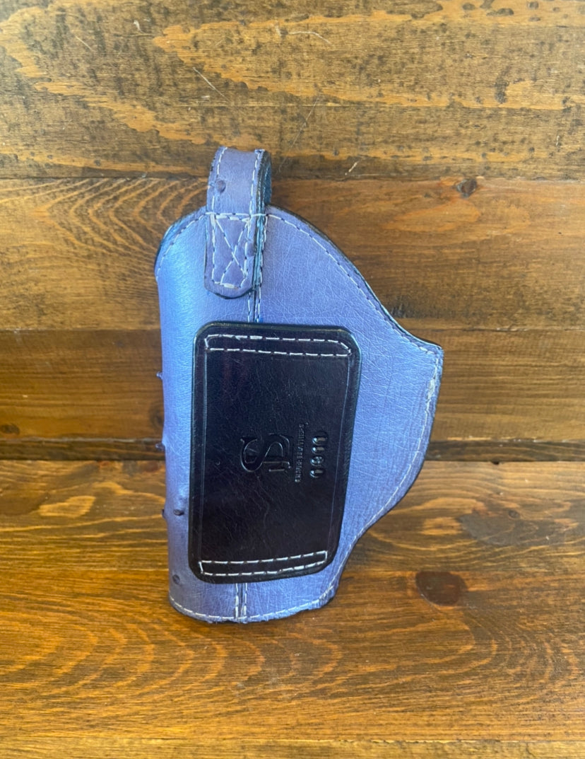 Blue ostrich holster ( 1911 )