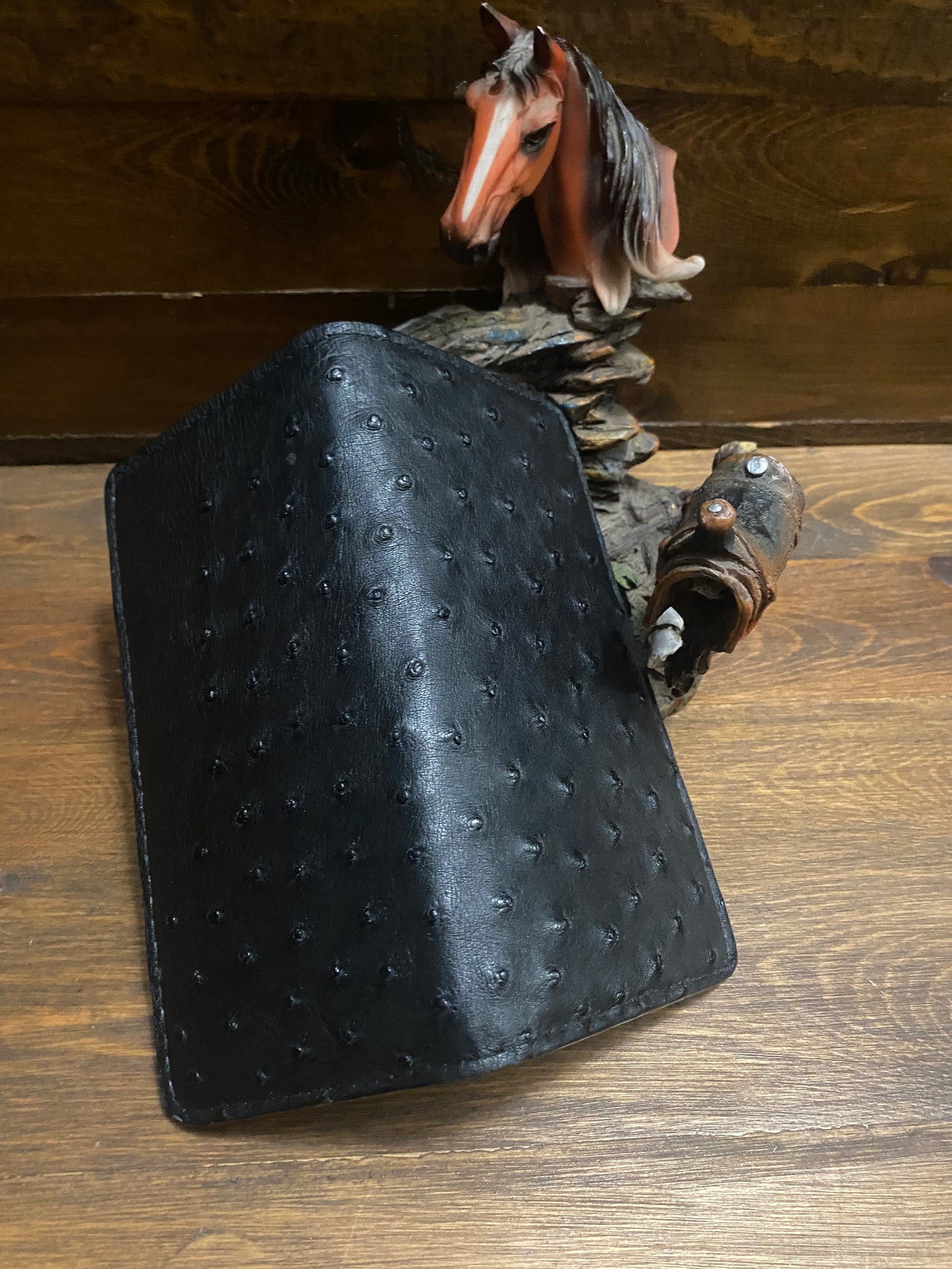 Ostrich long wallet