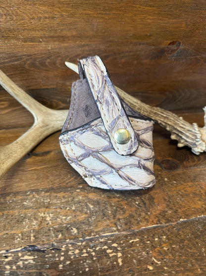 Light Rustic Pirarucu fish compact holster ( 1911, High Power )