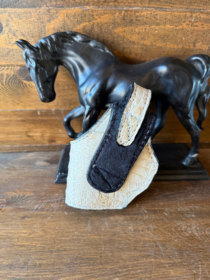 Bone crocodile compact holster (1911)