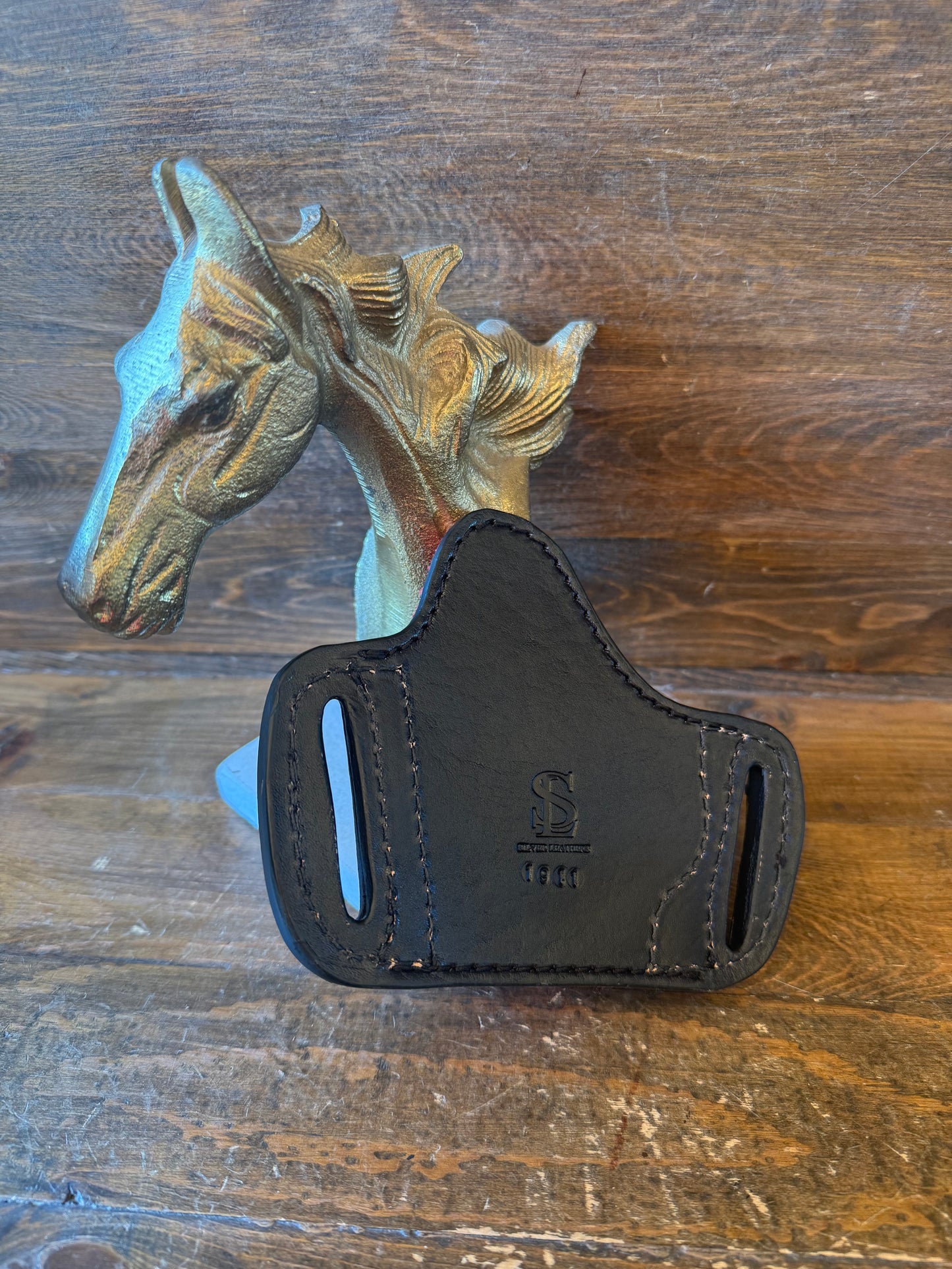 Black/Red ostrich skin bikini holsters ( 1911 )