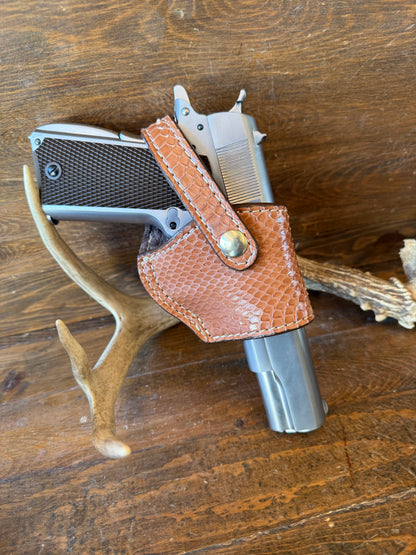 Honey snake skin compact holster (1911)