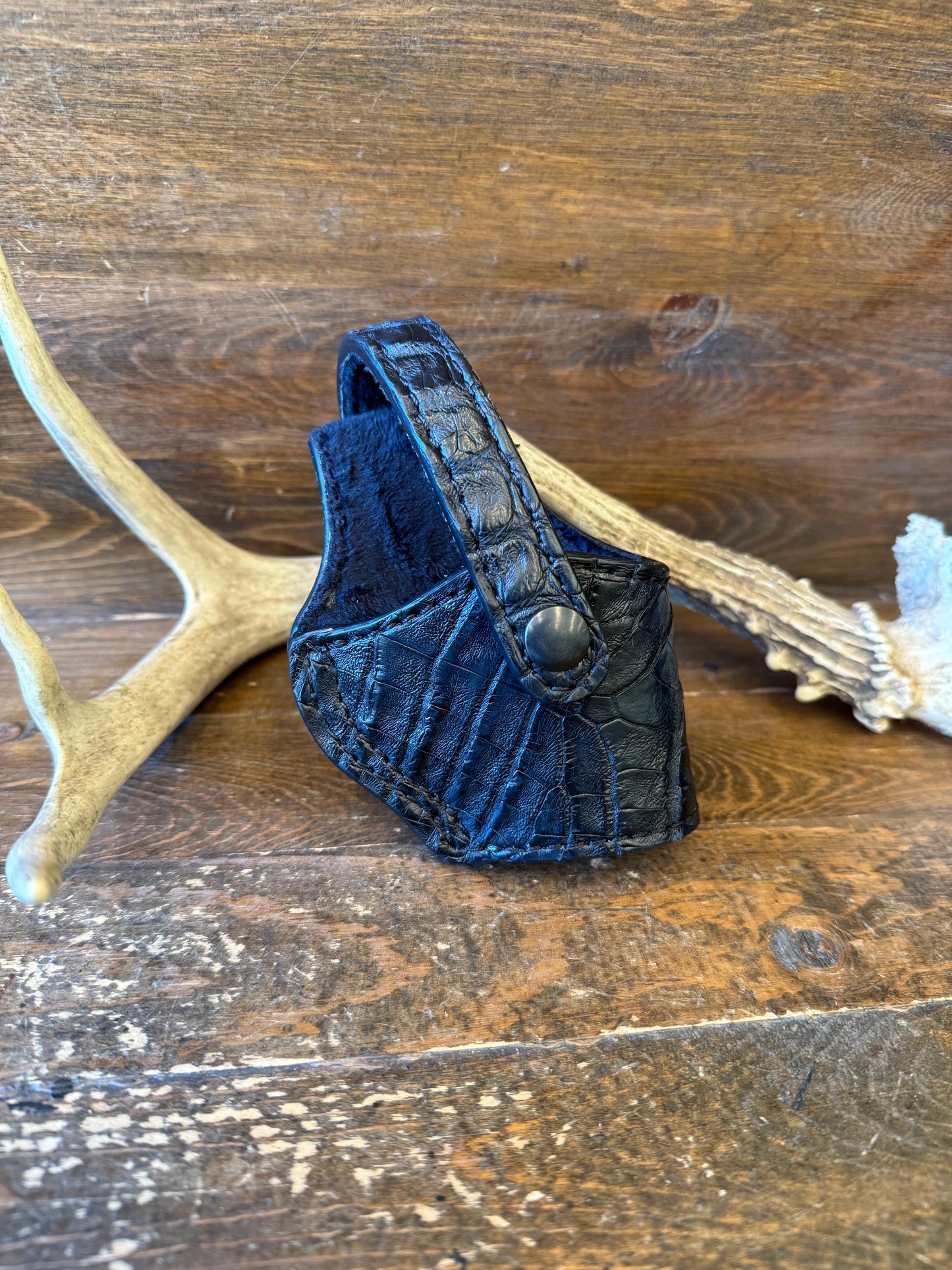 Black Crocodile belly compact holster (1911) -2