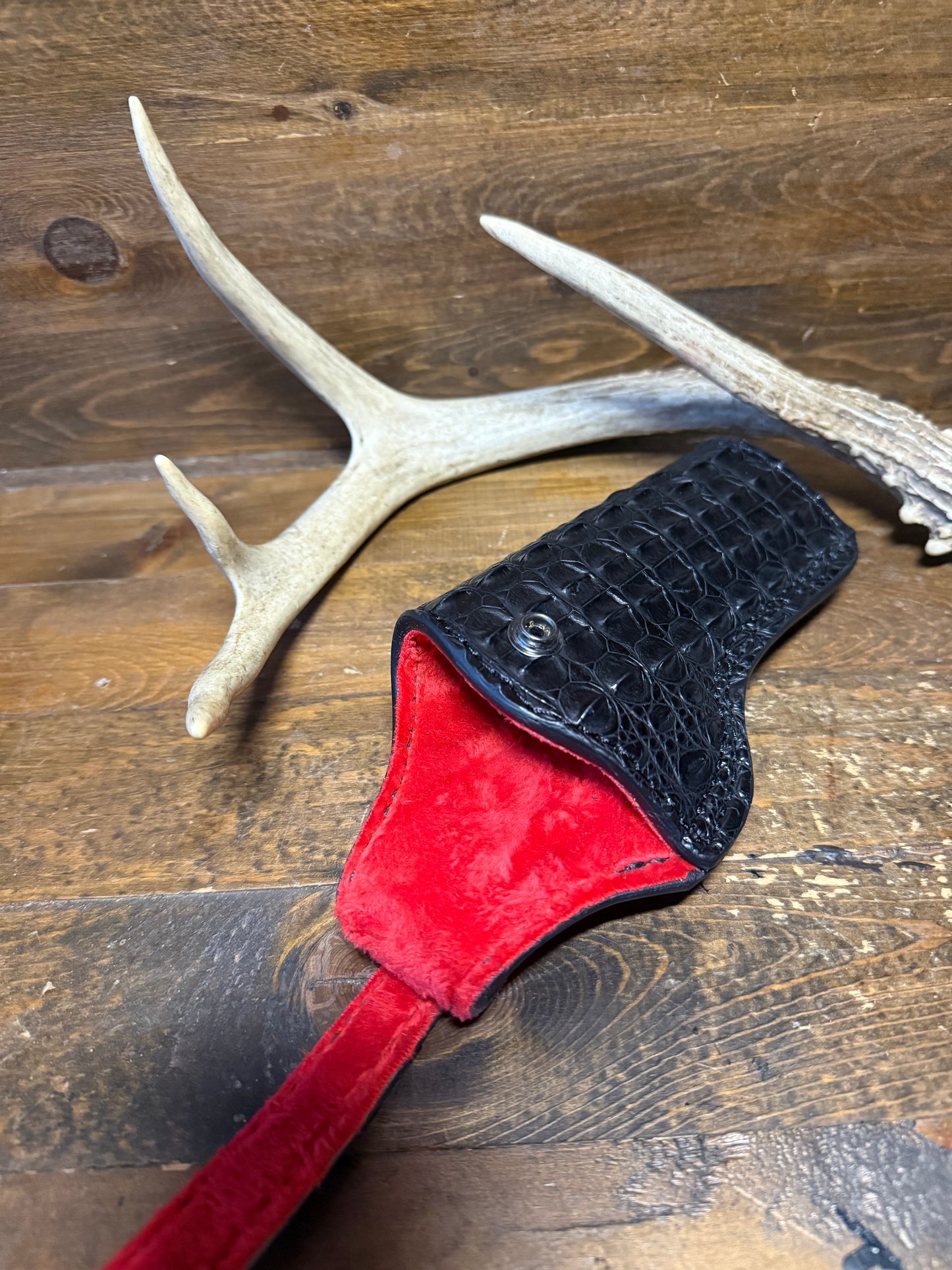 Black Alligator Hornback skin full holster 5” ( 1911 )