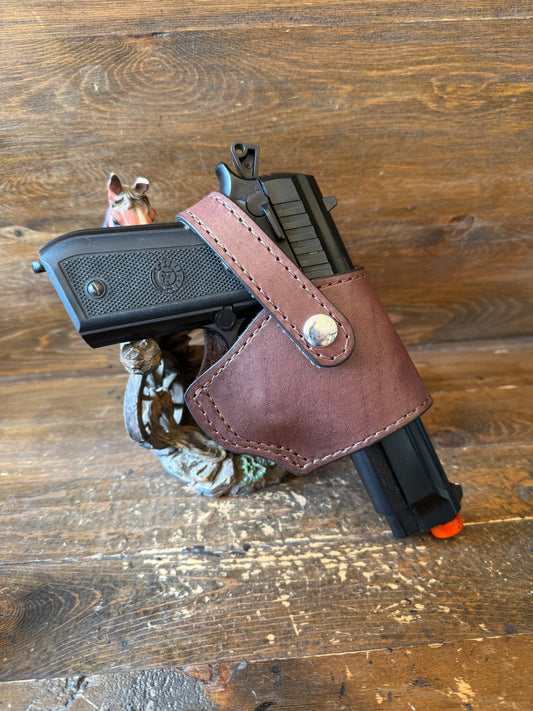 Brown veg tan compact holster ( Beretta )
