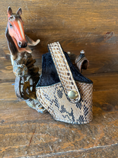 Brown snake skin compact holster (1911)