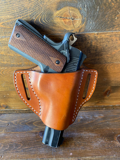 Canyon tan color, Veg-tan holster (1911)