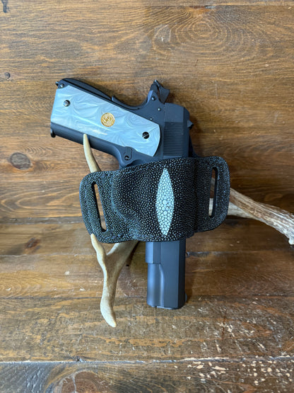 Black diamond stingray skin bikini holster (1911)