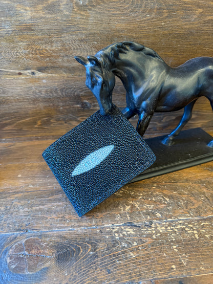 Black diamond  stingray skin wallet