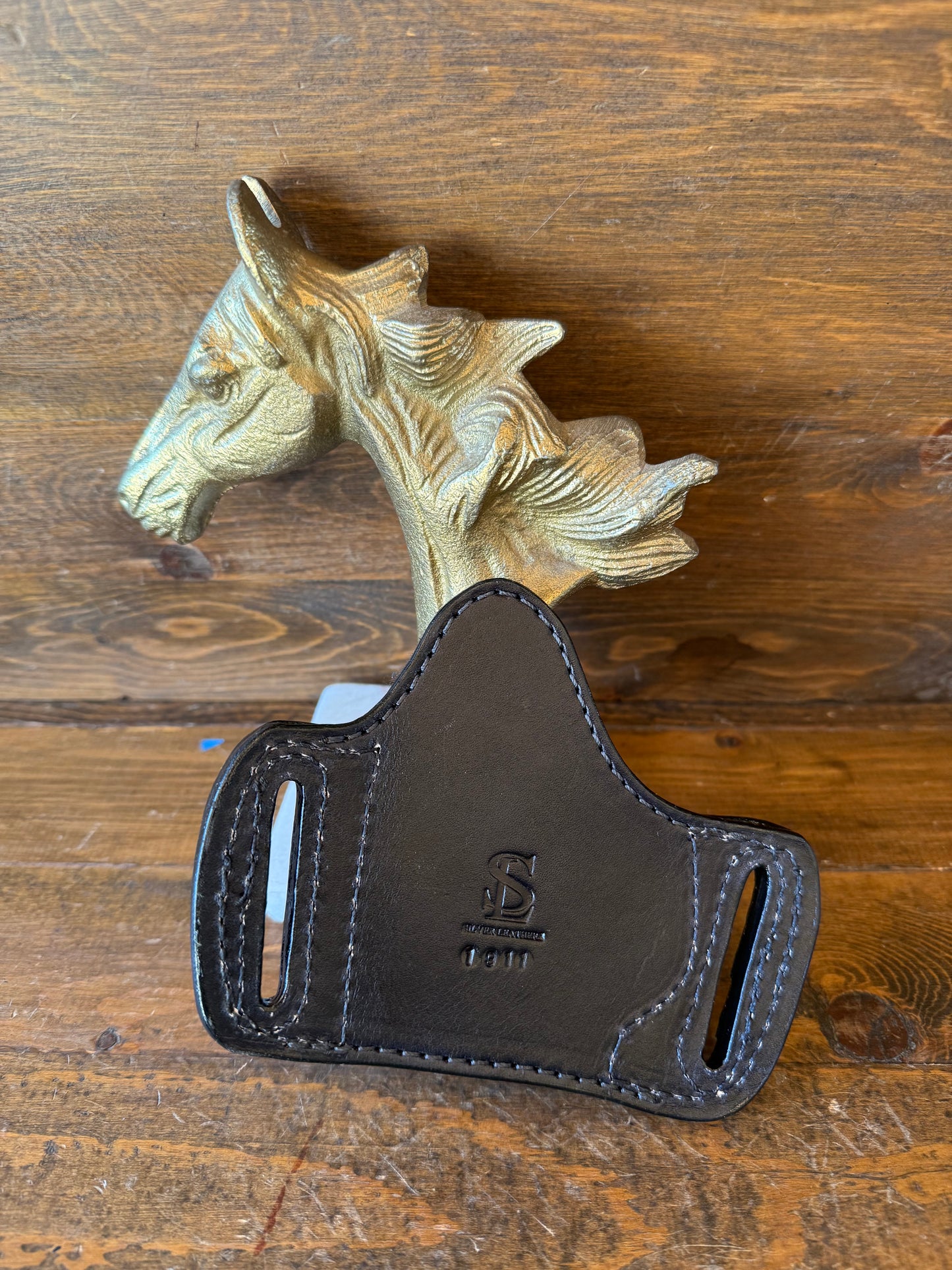 Black crocodile neck bikini holster (1911)