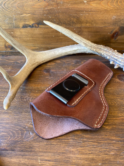 IWB Brown leather natural interior holster (1911)