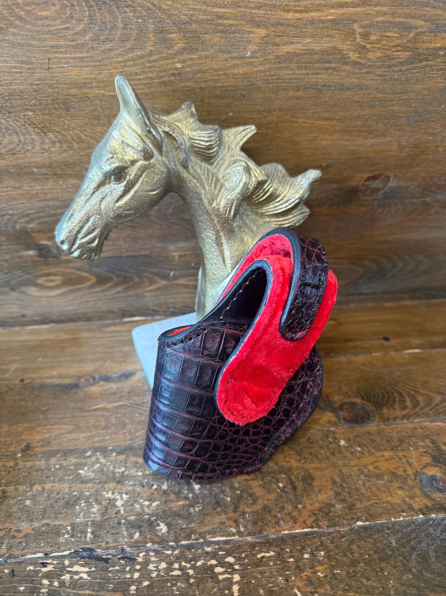 Black Cherry crocodile compact holster ( 1911 , High Power )