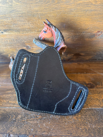 Dark brown matte crocodile skin holster ( M&P Shields )