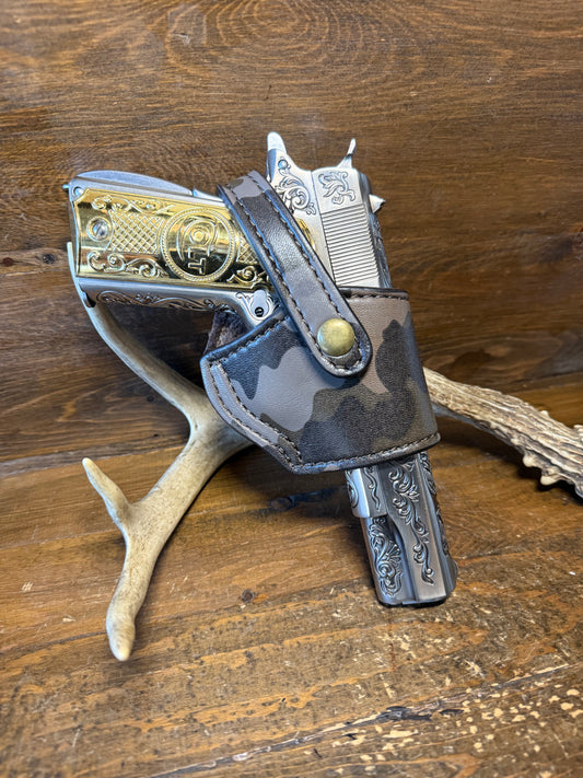 Camo/Brown compact holster ( 1911 ) ( High-Power )