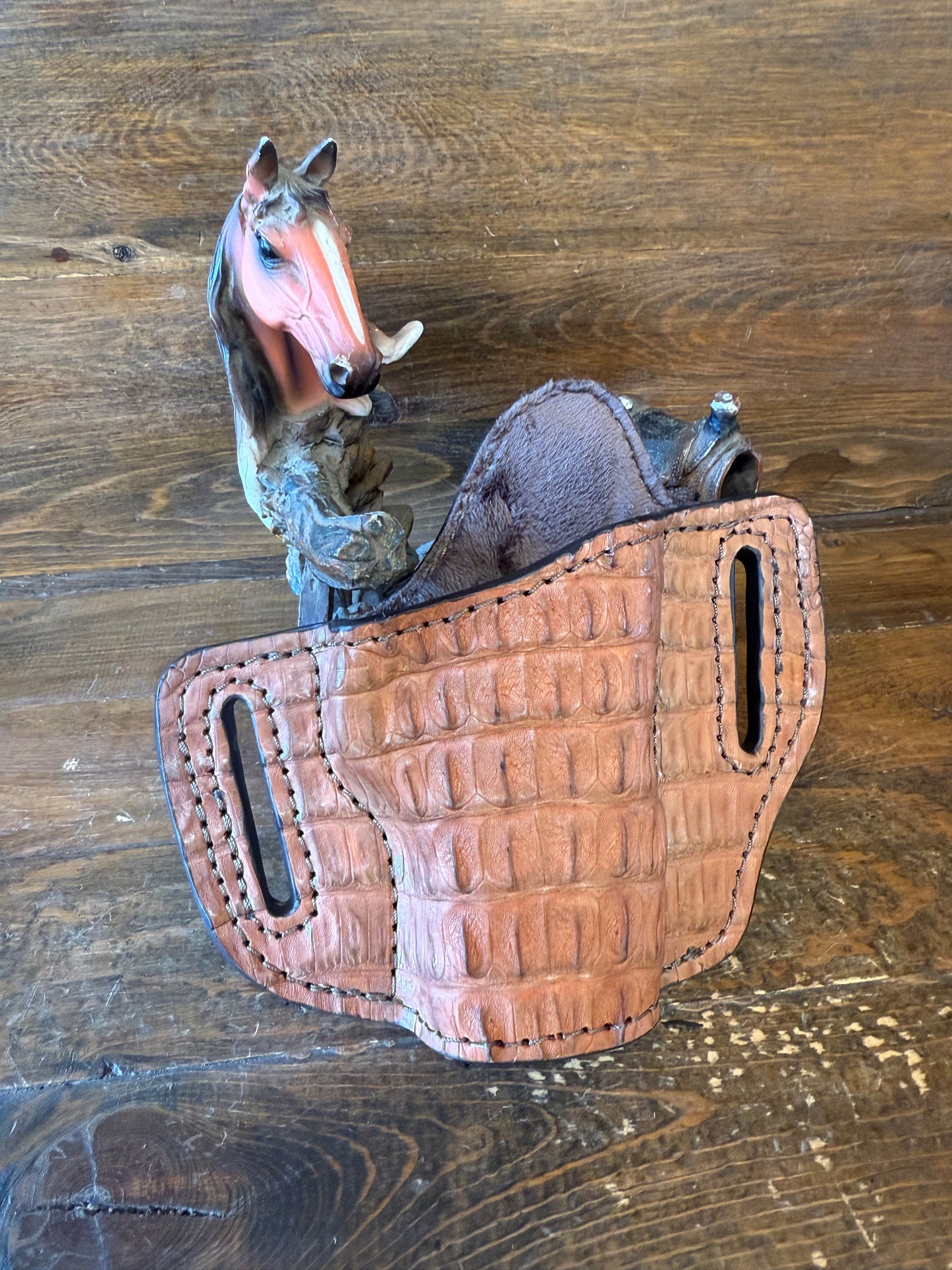 Coñac crocodile Hornback holsters  (1911)
