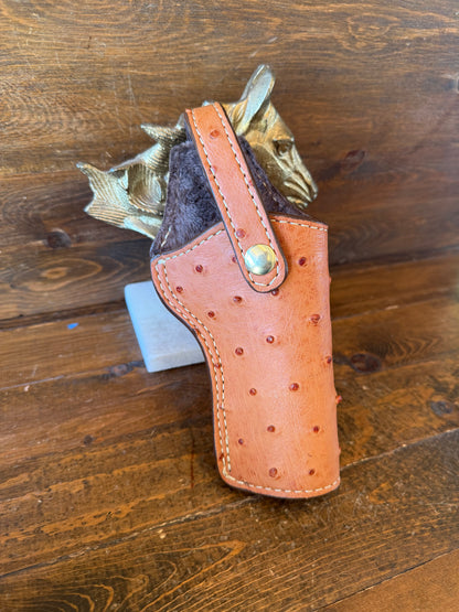 Conac ostrich skin full holster (1911) 5”
