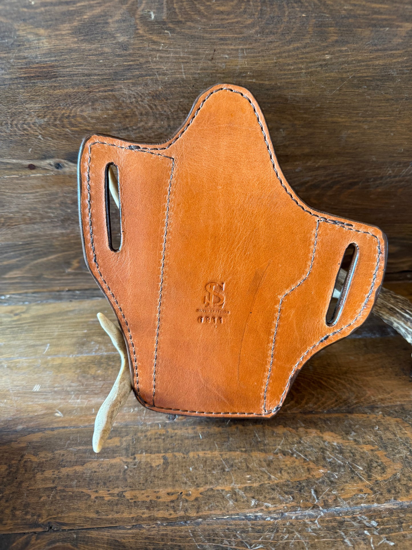Black Crocodile tail holster (1911) Full size
