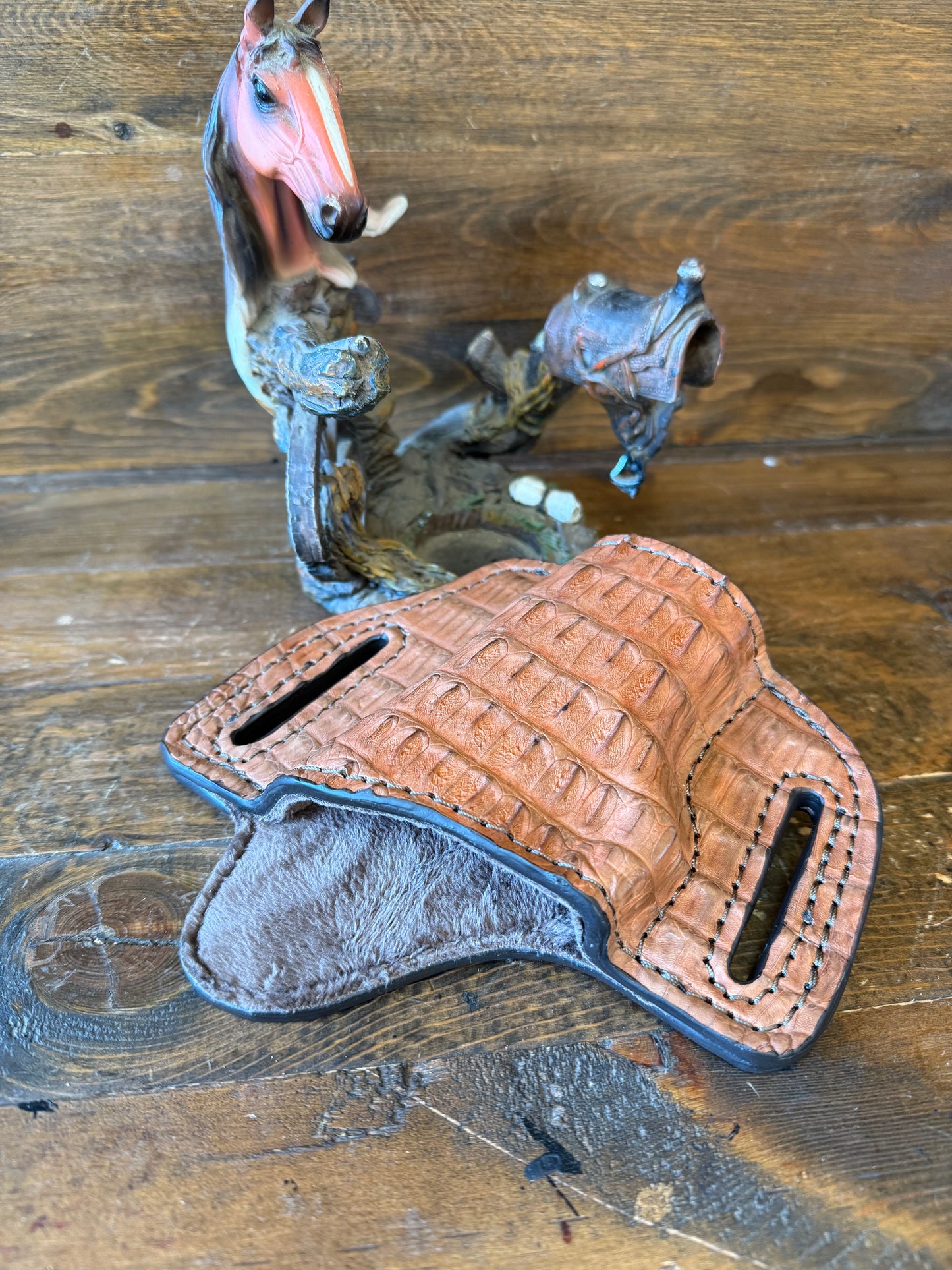 Coñac crocodile Hornback holsters  (1911)