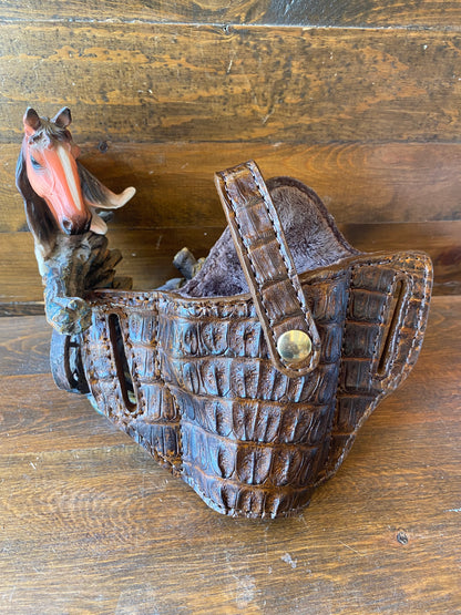 Tobacco color full crocodile holster (1911)