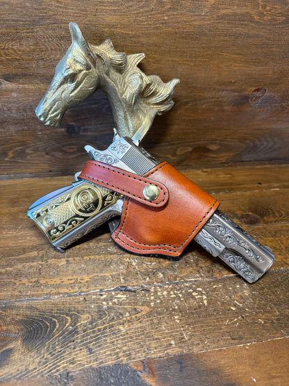 Tan veg-tan compact holster (1911)