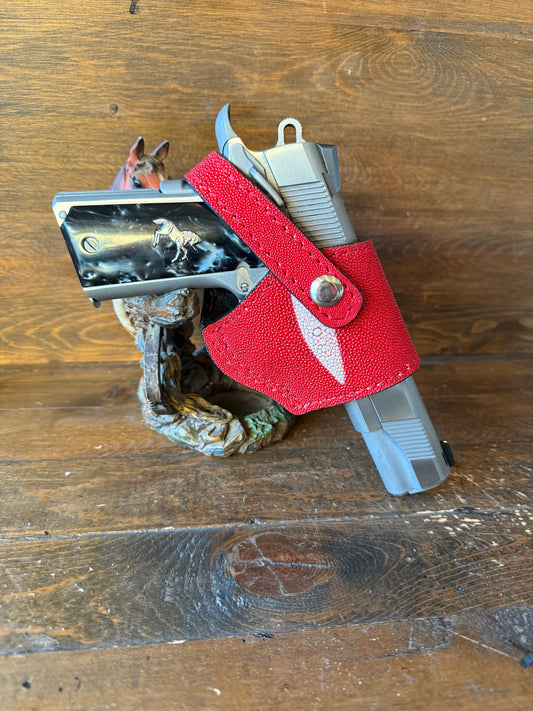 Red Stingray skin luxury compact holster ( 1911 )