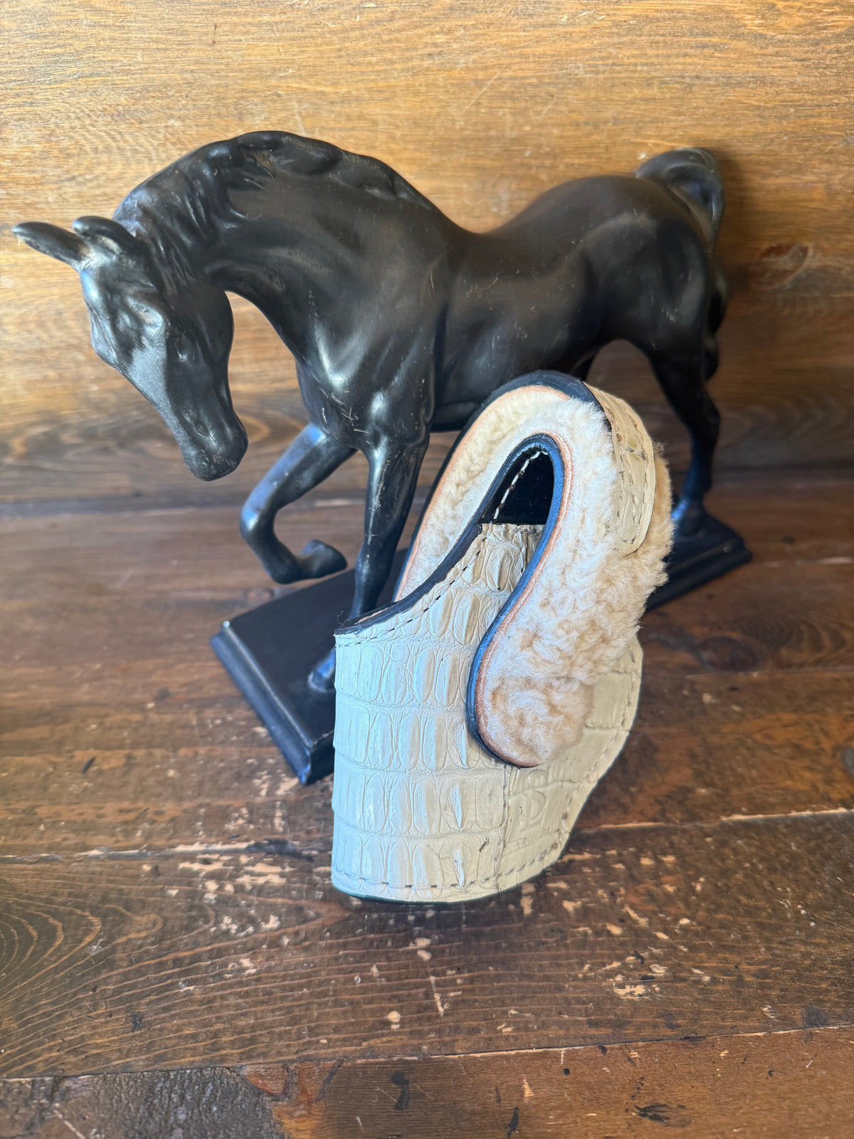 White Crocodile Skin Deluxe Holster ( 1911, High Power )