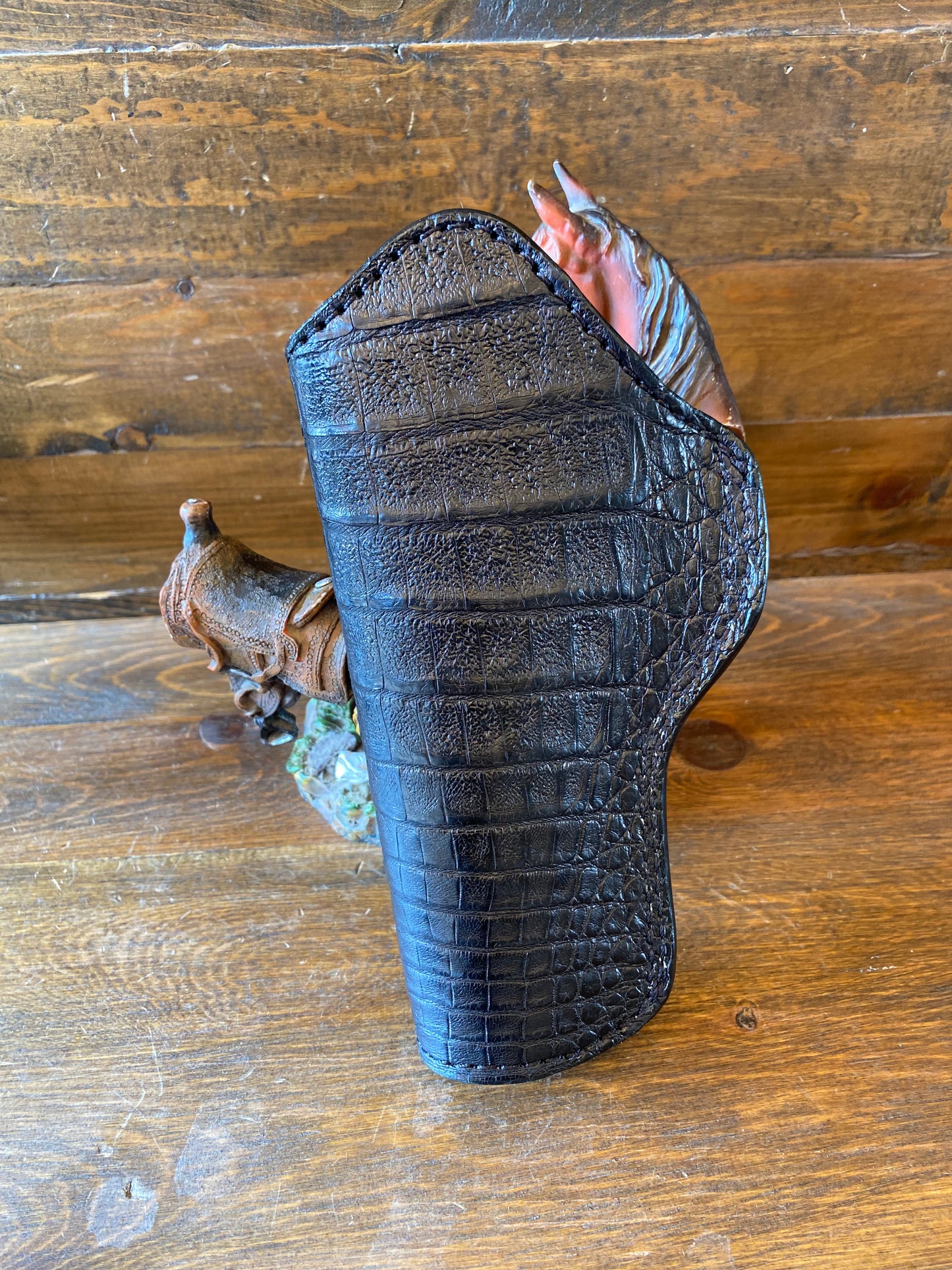 IWB Black crocodile belly luxury holster (1911)